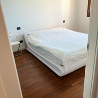 Letto matrimoniale contenitore bianco 180x200