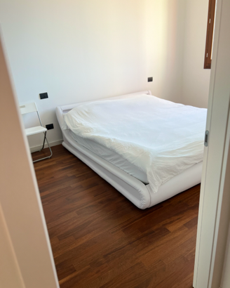 Letto matrimoniale contenitore bianco 180x200