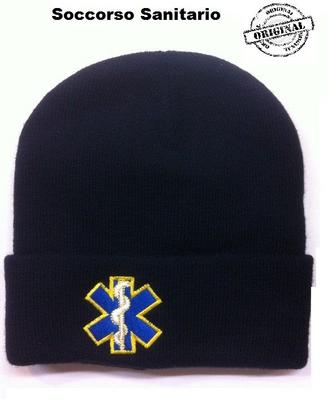 militare Berretto Zuccotto Papalina Invernale Blu