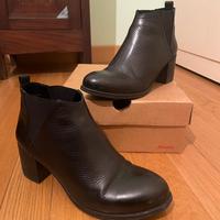 Stivaletti neri vera pelle donna t.40