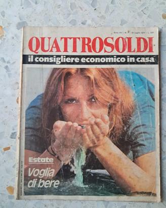 QUATTROSOLDI Luglio 1974 - 146 Pagine QUATTROSOLDI