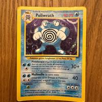 poliwrath 13/102 holo set base pokemon ita
