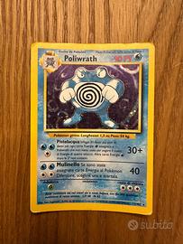 poliwrath 13/102 holo set base pokemon ita