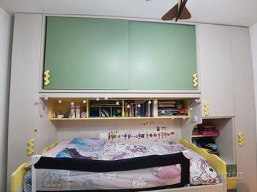 Armadio a ponte per stanza bambini