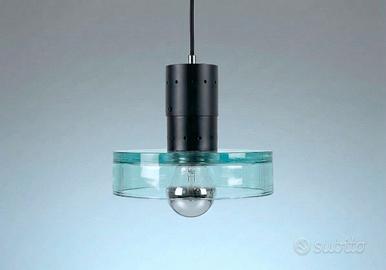 SEGUSO Lampada a sospensione Design F. Poli  1960