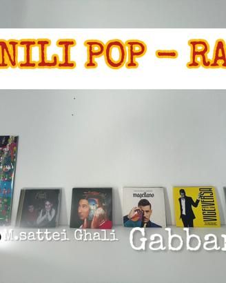 VINILI E CD - RAP E POP