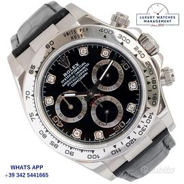 ROLEX Daytona 116519 Factory Black diamonds dial