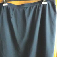 Gonna blu con sottogonna