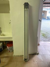 Lampadario ufficio garage neon 175 cm doppia luce