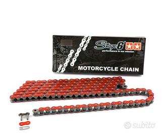 catena stage 6 rossa 140 maglie passo 420