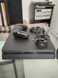 PlayStation 4 Slim 1T + DualShock 4 + Cavi