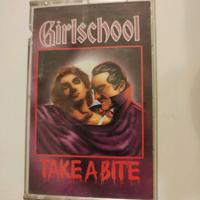 Girlschool Take A Bite tape musicassetta