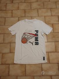 t-shirt puma Hoops nuova senza cartellino taglia M