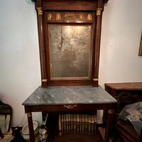 Consolle Impero con specchiera