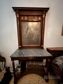 Consolle Impero con specchiera