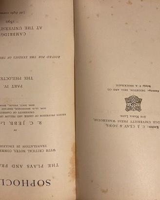 DUE VOLL. CAMBRIDGE UNIVERSITY PRESS 1890