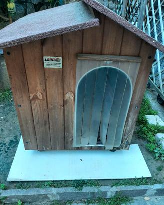 CUCCIA IN LEGNO CANE TAGLIA LARGE