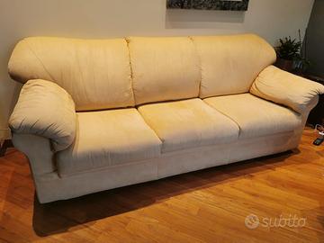 Divano 3 posti giallo