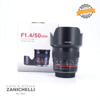 Samyang 50 f/1.4 AS UMC (Canon) Usato (NS77)