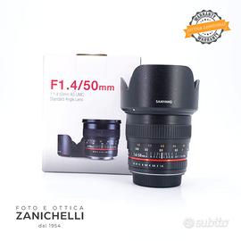 Samyang 50 f/1.4 AS UMC (Canon) Usato (NS77)