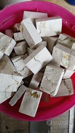 Tessere per mosaico in marmo