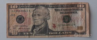 Banconota 10 Dollari "Hamilton" Usa