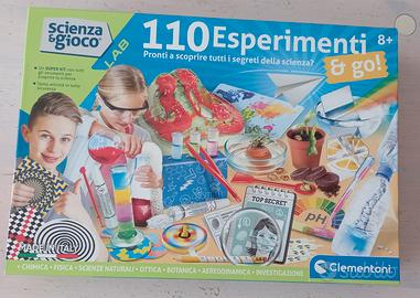 Gioco in scatola 110 esperimenti scientifici
