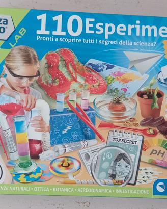 Gioco in scatola 110 esperimenti scientifici