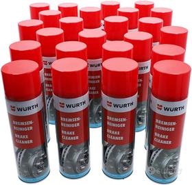 Scatola 24 pezzi detergente per freni wurth 500 ml