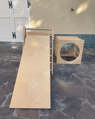 Triangolo Pikler e cubo