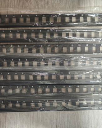 7x Patch Panel Rack 16P Bigitus Nuovi - Neri