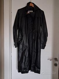 Trench di pelle vintage