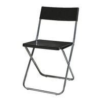 3 sedie pieghevoli ikea