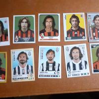 Lotto set figurine album calciatori panini Pirlo