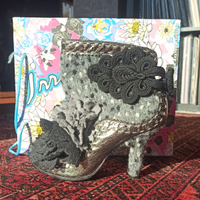 Irregular Choice 39 tronchetto grigio invernale