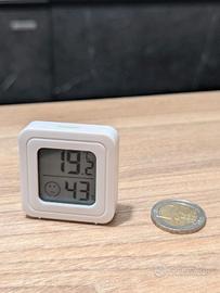 Termometro digitale igrometro mini bianco