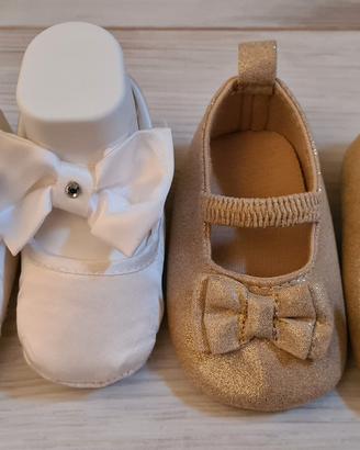 Scarpe cerimonia neonata 3/6 mesi
