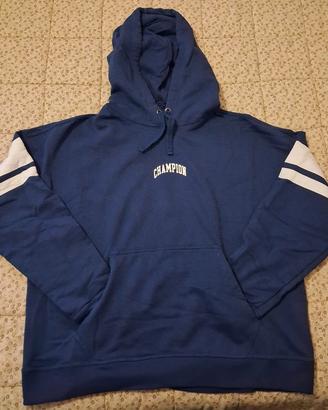 Felpa Champion Blu con Cappuccio 