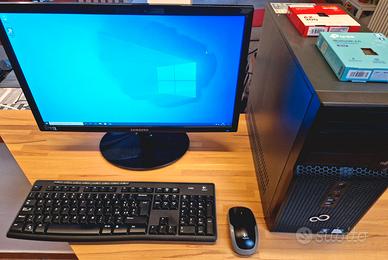 Computer Fisso + Monitor + Tastiera e Mouse