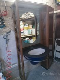 Mobile lavabo con specchiera 