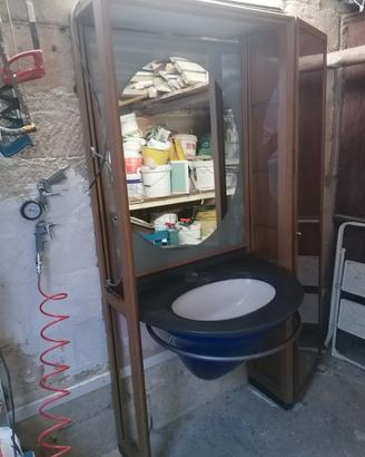 Mobile lavabo con specchiera 