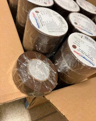 100 nastri marroni 19x20x0,15 Hellermann Tyton