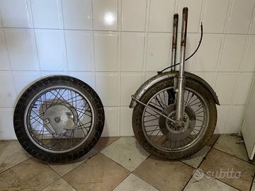 SUZUKI 380 GT  RUOTE, FORCELLA