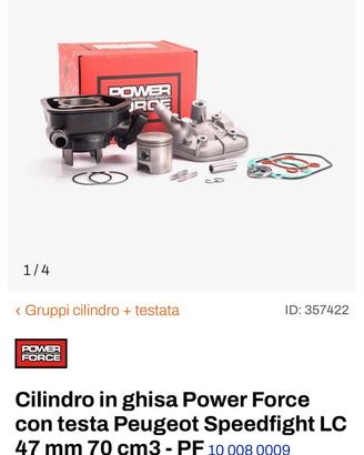 gruppo termico 70 motor force peugeot speedfight 2