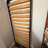 Letto singolo struttura in doghe