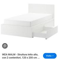 Letto singolo con cassetti IKEA