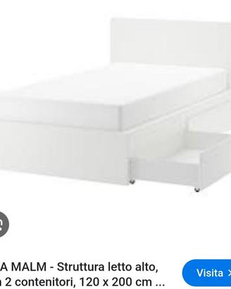 Letto singolo con cassetti IKEA