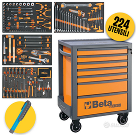 Carrello portautensili Beta 7 cas. completo di att