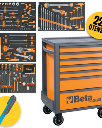 Carrello portautensili Beta 7 cas. completo di att