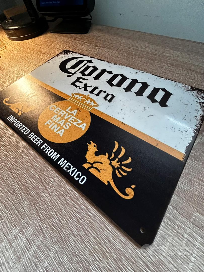 Targa vintage Corona Extra in metallo - Arredamento e Casalinghi In vendita  a Cagliari